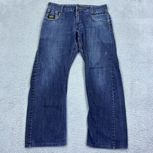 G-Star Raw SC Radar Low Loose Men's Designer Blue Denim Cotton Jeans Size 34x29